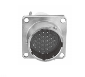 圓形連接器 37PIN 方盤(pán)插座（尾部無(wú)螺紋）